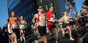 people running